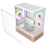 Thermaltake CA-1Z4-00M6WN-WS, Towerkabinet Hvid/træ