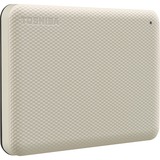 Toshiba Canvio Advance ekstern harddisk 4000 GB Hvid Beige, 4000 GB, 2.5", 2.0/3.2 Gen 1 (3.1 Gen 1), Hvid