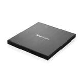 Verbatim 43886 optisk diskdrev DVD±RW Sort, ekstern DVD-brænder Sort, Bakke, Desktop/Laptop, DVD±RW, USB 3.2 Gen 1 (3.1 Gen 1), CD-R, CD-RW, DVD+R, DVD+R DL, DVD+RW, DVD-R, DVD-R DL, DVD-RW