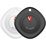 Verbatim My Finder Personligt Sort, Hvid, Lokationssporer Sort/Hvid, Personligt, Finder, Sort, Hvid, Støvresistent, Vandtæt, Acrylonitrilbutadienstyren, Polykarbonat (PC), IP66