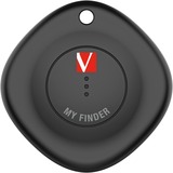 Verbatim My Finder Personligt Sort, Hvid, Lokationssporer Sort/Hvid, Personligt, Finder, Sort, Hvid, Støvresistent, Vandtæt, Acrylonitrilbutadienstyren, Polykarbonat (PC), IP66