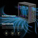 Xilence XF072, Sag fan Sort