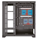 Xilence XILENT Gleam, Towerkabinet Sort