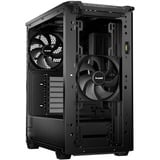 be quiet! Pure Base 501 DX Black Midi Tower Sort, Towerkabinet Sort, Midi Tower, PC, Sort, ATX, micro ATX, Mini-ATX, Acrylonitrilbutadienstyren, Glas, Stål, Flere