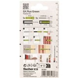 fischer Dübel SX Plus Green 10x50 S K, Dyvel Grøn