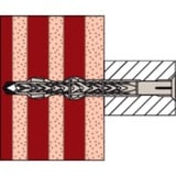 fischer Langskaftpløk SXRL 8x80 T, Dyvel Lys grå