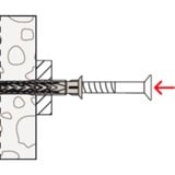 fischer SXRL 8x80 T, Dyvel Lys grå