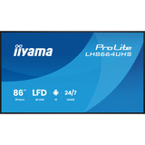 iiyama LH8664UHS-B3AG, Offentlig visning Sort (mat)