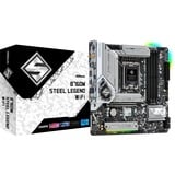 ASRock B760M Steel Legend WiFi, Bundkort grå/Sort