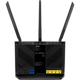 ASUS 4G-AX56 trådløs router Gigabit Ethernet Dual-band (2,4 GHz / 5 GHz) Sort Wi-Fi 6 (802.11ax), Dual-band (2,4 GHz / 5 GHz), Ethernet LAN, 3G, Sort, Bordplade router