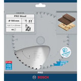 Bosch 2 608 837 705 rundsavklinge 19 cm 1 stk Hårdt træ, Blødt træ, 19 cm, 2 cm, 1,1 mm, 7900 rpm, 1,6 mm