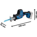 Bosch Batteridrevet bajonetsav GSA 18V-24 Professional solo, 18 volt, Bajonet sav Blå/Sort