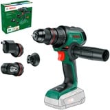 Bosch Batteridrevet bore-/skruemaskine AdvancedDrill 18V-80 QuickSnap Solo + tilbehør, Bore-/ skruemaskine Grøn/Sort