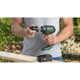 Bosch Batteridrevet bore-/skruemaskine AdvancedDrill 18V-80 QuickSnap Solo + tilbehør, Bore-/ skruemaskine Grøn/Sort