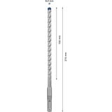 Bosch Expert SDS plus-7X Hammer drill bit 30 stk, Boremaskine Borehammer, Hammer drill bit, 8 mm, 215 mm, Beton, Sten, 15 cm