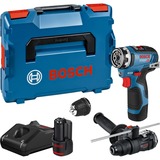 Bosch GSR 12V-35 FC PROFESSIONAL 1750 rpm 590 g Sort, Blå, Rød, Bore-/ skruemaskine Blå/Sort, Pistolgreb boremaskine, Børstefri, Sort, Blå, Rød, 1 cm, 1750 rpm, 3,2 cm