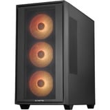 Chieftec GS-03B-OP computeretui Midi Tower Sort, Towerkabinet Sort, Midi Tower, PC, Sort, ATX, EATX, micro ATX, Mini-ITX, Spil, Flere