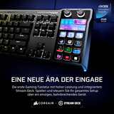 Corsair GALLEON 100 SD, Gaming-tastatur Sort, DE-layout, Corsair MLX Pulse
