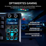 Corsair GALLEON 100 SD, Gaming-tastatur Sort, DE-layout, Corsair MLX Pulse