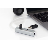 Digitus 3-port USB Type-C hub, Docking station Sølv/Hvid