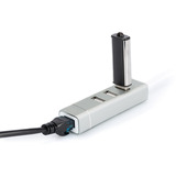 Digitus 3-port USB Type-C hub, Docking station Sølv/Hvid