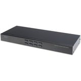 Digitus DS-23200-2 KVM Switch Stativ-montering Sort, KVM-switchen Sort, SXGA, Stativ-montering, Sort