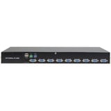 Digitus DS-23200-2 KVM Switch Stativ-montering Sort, KVM-switchen Sort, SXGA, Stativ-montering, Sort