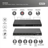 Digitus DS-55345, HDMI switch 
