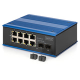 Digitus Industriel 8+2-port Gigabit Ethernet, Switch 