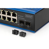 Digitus Industriel 8+2-port Gigabit Ethernet, Switch 