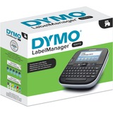 Dymo LabelManager ™ 500TS QWZ, Etiketteringsmaskine Sort/Sølv, QWERTZ, D1, Termisk overførsel, 300 x 300 dpi, 20 mm/sek., Sort, Sølv