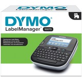 Dymo LabelManager ™ 500TS QWZ, Etiketteringsmaskine Sort/Sølv, QWERTZ, D1, Termisk overførsel, 300 x 300 dpi, 20 mm/sek., Sort, Sølv