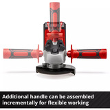 EINHELL TC-AG 18/115 Li Kit, Vinkelsliber Rød/Sort