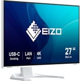 EIZO FlexScan EV2740X-WT computerskærm 68,6 cm (27") 3840 x 2160 pixel 4K Ultra HD LCD Hvid, LED-skærm Hvid, 68,6 cm (27"), 3840 x 2160 pixel, 4K Ultra HD, LCD, 5 ms, Hvid