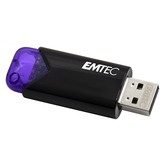 Emtec Click Easy USB-nøgle 128 GB USB Type-A 3.2 Gen 1 (3.1 Gen 1) Sort, Violet, USB-stik Violet/Sort, 128 GB, USB Type-A, 3.2 Gen 1 (3.1 Gen 1), 20 MB/s, Uden hætte, Sort, Violet