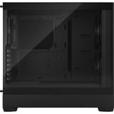 Fractal Design Pop Silent Tower Sort, Towerkabinet Sort, Tower, PC, Sort, ATX, micro ATX, Mini-ITX, Stål, Hærdet glas, 17 cm