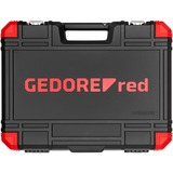 GEDORE rødt topnøglesæt 1/4" + 1/2", 232 dele, Værktøjssæt Rød/Sort