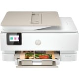 HP ENVY Inspire 7924e Trådløst All-in-One Farve Printer, Instant Ink; Fotoudskrivning, Multifunktionsprinter Lys grå/Beige, Instant Ink; Fotoudskrivning, Termisk inkjet, Farveudskrivning, 4800 x 1200 dpi, A4, Direkte udskrivning, Beige