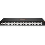 Hewlett Packard Enterprise Aruba 6100 48G 4SFP+ Administreret L3 Gigabit Ethernet (10/100/1000) 1U Sort, Switch Administreret, L3, Gigabit Ethernet (10/100/1000), Stativ-montering, 1U