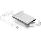 ICY BOX 60007, Drev kabinet Hvid/gennemsigtig