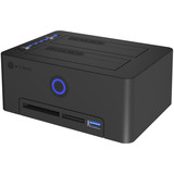 ICY BOX IB-1233CL-CR USB 3.2 Gen 1 (3.1 Gen 1) Type-A Sort, Docking station Sort, HDD, SSD, SATA, 2.5,3.5", USB 3.2 Gen 1 (3.1 Gen 1) Type-A, Sort, 5 Gbit/sek.