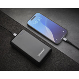 Intenso XS20000 Lithium polymer (LiPo) 20000 mAh Sort, Power Bank Sort, 20000 mAh, Lithium polymer (LiPo), 3,1 V, Sort