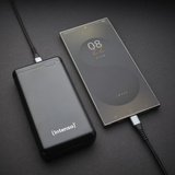 Intenso XS20000 Lithium polymer (LiPo) 20000 mAh Sort, Power Bank Sort, 20000 mAh, Lithium polymer (LiPo), 3,1 V, Sort
