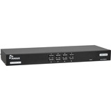 Inter-Tech AS-9108HA KVM Switch Stativ-montering Sort, KVM-switchen 4096 x 2160 pixel, 4K Ultra HD, Stativ-montering, Sort