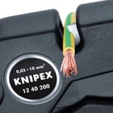 KNIPEX 12 40 200 kabelstripper Sort, Wire stripper tænger Beskyttende isolering, 202 g, Sort