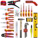 KNIPEX Værktøjsrygsæk Modular X18 Elektro, Værktøjssæt Sort