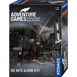 KOSMOS Adventure Games - Die Akte Gloom City Board game Travel/adventure, Party spil festspil Board game, Travel/adventure, 16 År, Enkelt-spiller tilstand, Multiplayer-tilstand, Familiespil