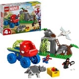 LEGO Team Spideys dinotruck-redning, Bygge legetøj Byggesæt, 4 År, Plast, 136 stk, 437 g