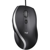 Logitech Corded Mouse M500S mus Højre hånd USB Type-A Optisk 4000 dpi antracit/Sølv, Højre hånd, Optisk, USB Type-A, 4000 dpi, Sort