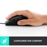 Logitech Corded Mouse M500S mus Højre hånd USB Type-A Optisk 4000 dpi antracit/Sølv, Højre hånd, Optisk, USB Type-A, 4000 dpi, Sort